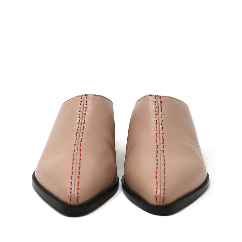 CASS blush vegan nappa flats