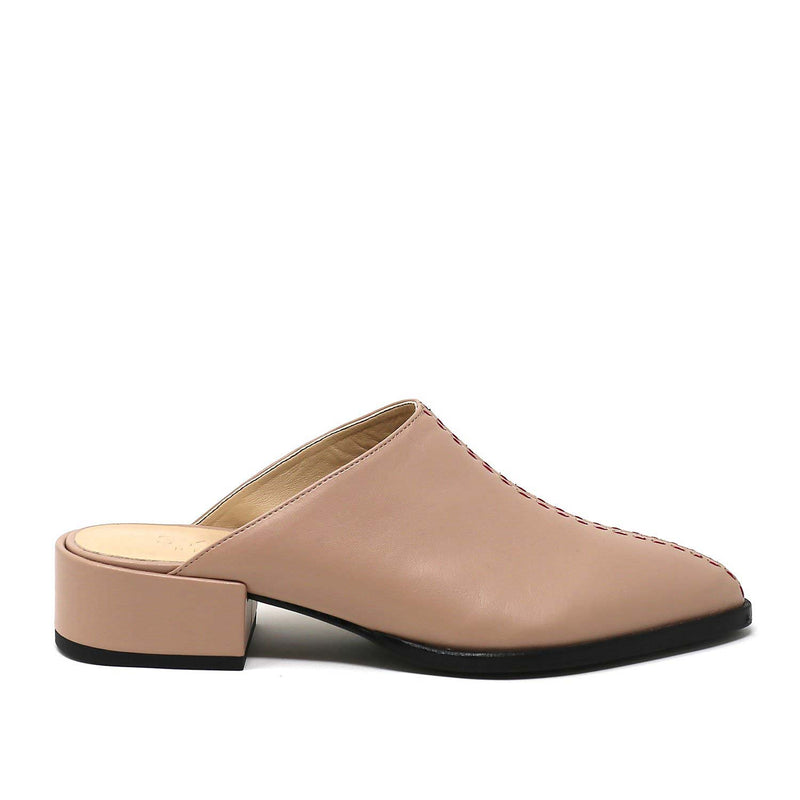 CASS blush vegan nappa flats