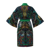 Love Hero Printed Kimono in Dark Nature