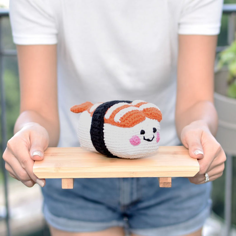 Ebi Sushi Fair-Trade Rattle Doll