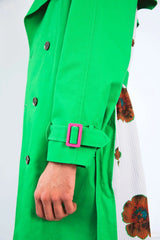 Forna Trench Coat in Green