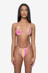 PLAYA 2.0 BIKINI TOP - PINK MULTI