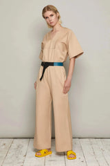 Fiona Jumpsuit (Beige)