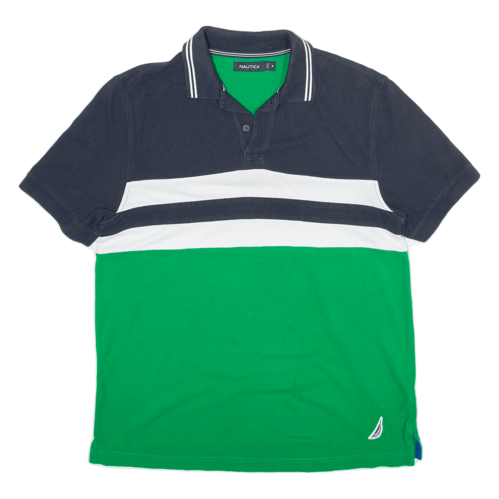 NAUTICA Blue Logo Short Sleeve Polo Shirt Mens XL – Go Thrift