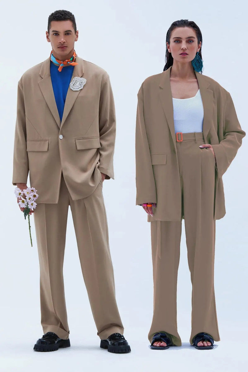 Gender Neutral Jacket in Beige