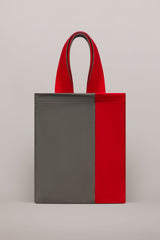 Helianthus Bag (Red & Grey)