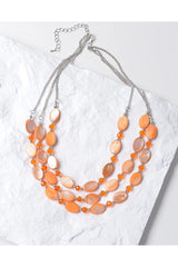 Bahama Layered Beaded Shell Necklace