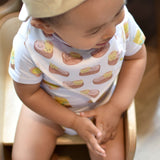 Organic Cotton Bandana Bibs 2pcs Set - Dim Sum