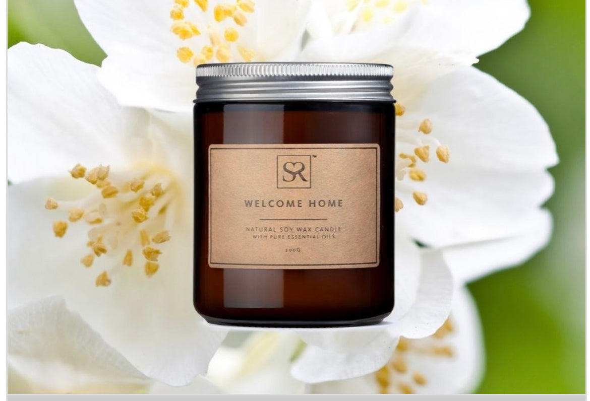 Jasmine Natural Soy Candle