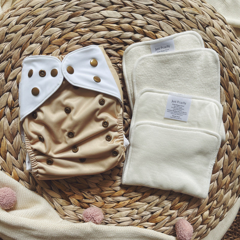Cloth Diapers - Nature Collection - Single Diaper Set + Inserts