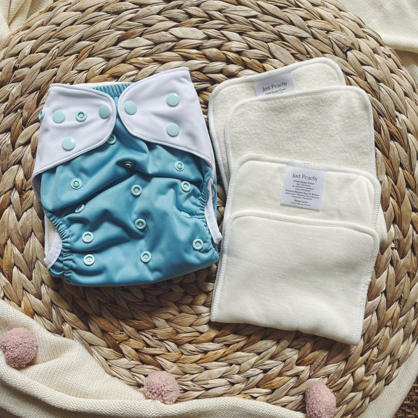 Meadow 4 Pack of Reusable Cloth Diapers – Nora's Nursery