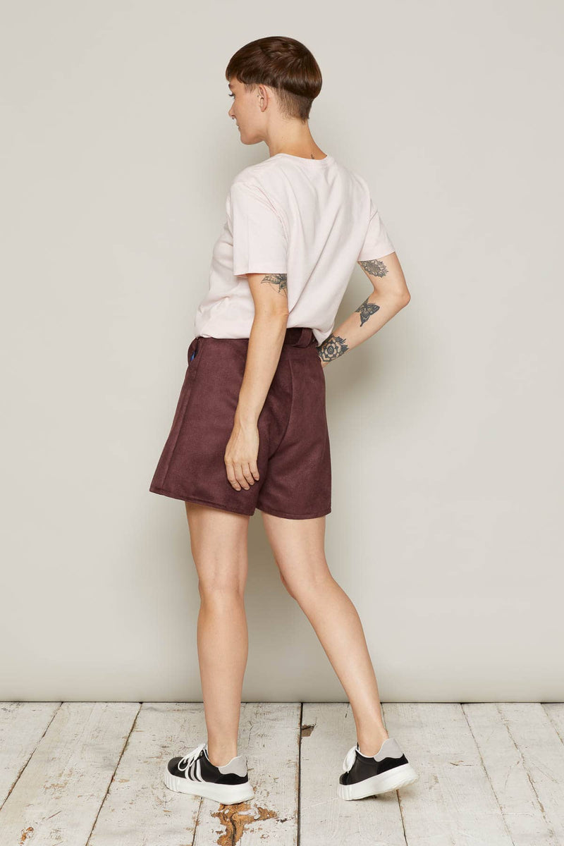 Kylie Shorts (Burgundy)