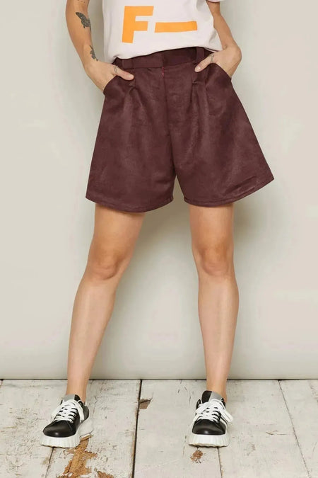 Kylie Shorts (Burgundy)