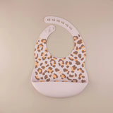 Leopard Print Silicone Bib