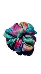 Love Hero Scrunchie in Paint Splash Print