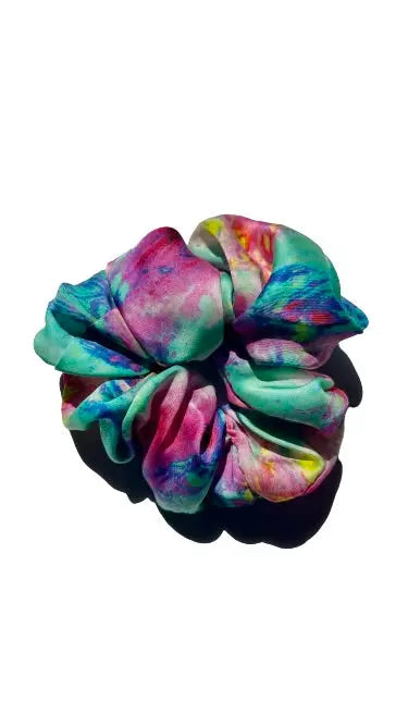 Love Hero Scrunchie in Paint Splash Print