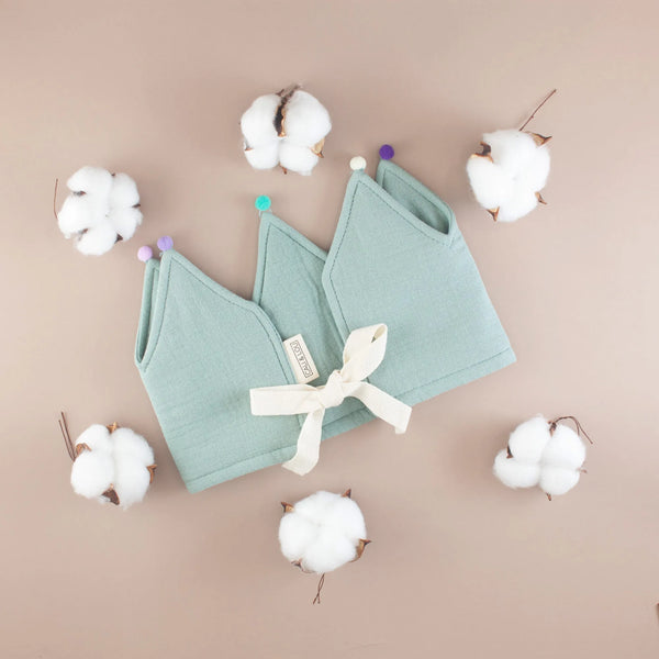 Mint Green Muslin Crown