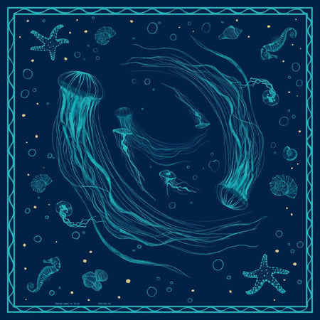 MEDUSA silk scarf