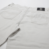 VERSACE JEANS COUTURE Mens Trousers Cream Relaxed Straight Linen W34 L32