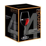 Nachtmann Large Red Wine Glass Set of 4