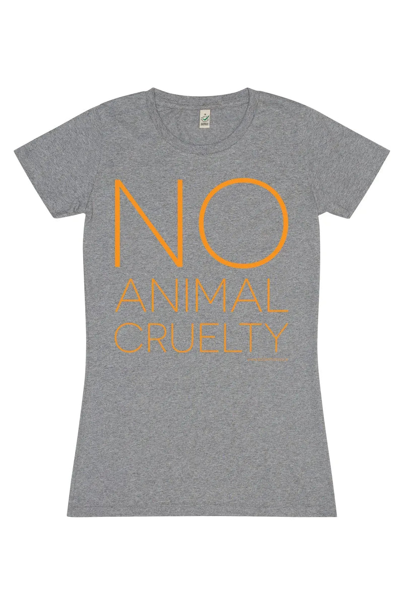 No Animal Cruelty T-Shirt (Grey)