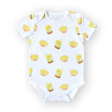 Mommy & Me Set Organic Cotton T-Shirt + Onesie - Egg Tart