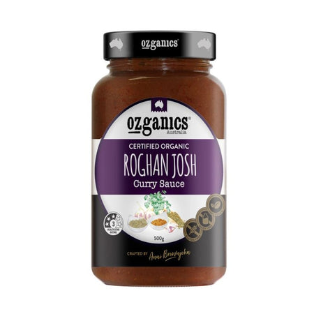Ozganics Indian Roghan Josh Curry Simmer Sauce 500g