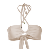 Palma Bandeau Bikini Top - Sand