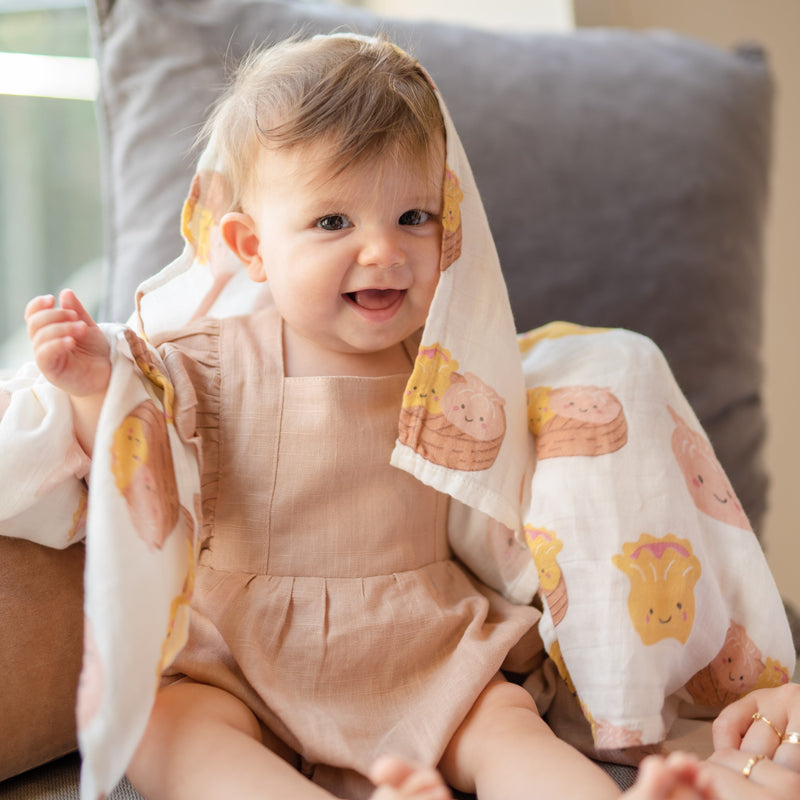 Organic Bamboo Blend Swaddle - Dim Sum