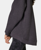 Restful 圈圈半拉链运动衫 Sb8089 都市灰色