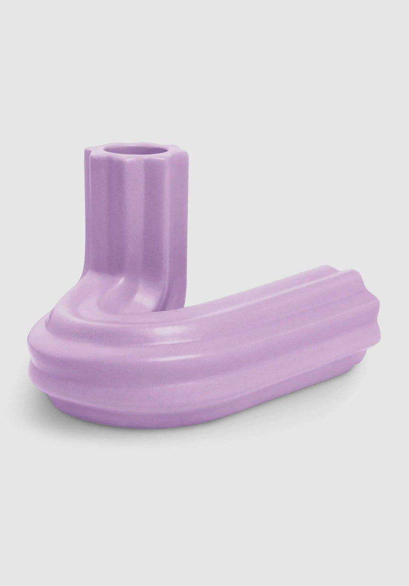 Candle H Candle Holder Lilac