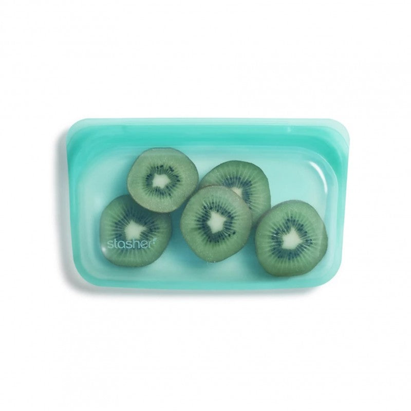 Reusable Silicone Snack Bag (Aqua)