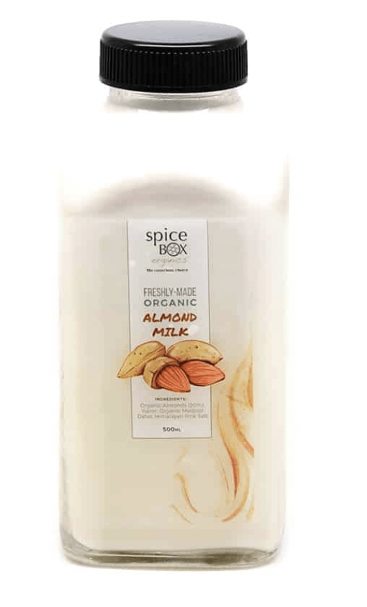 SpiceBox Organics Organic Fresh Almond Milk 500ml (Unsweetened)