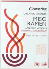 Clearspring Japanese Miso Ramen Noodles with Miso Soup