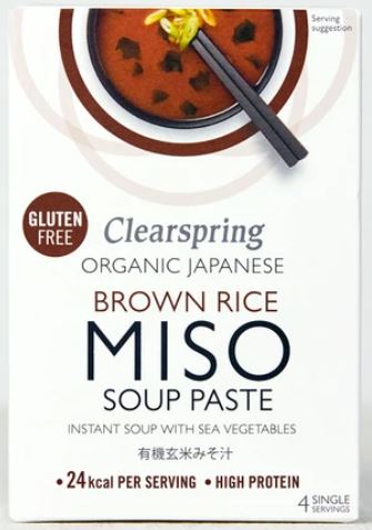 Clearspring Organic Miso Soup Paste 60g - Brown Rice