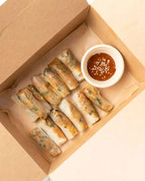 Spicy Peanut Summer Rolls  (Set of 12) (GF/V)