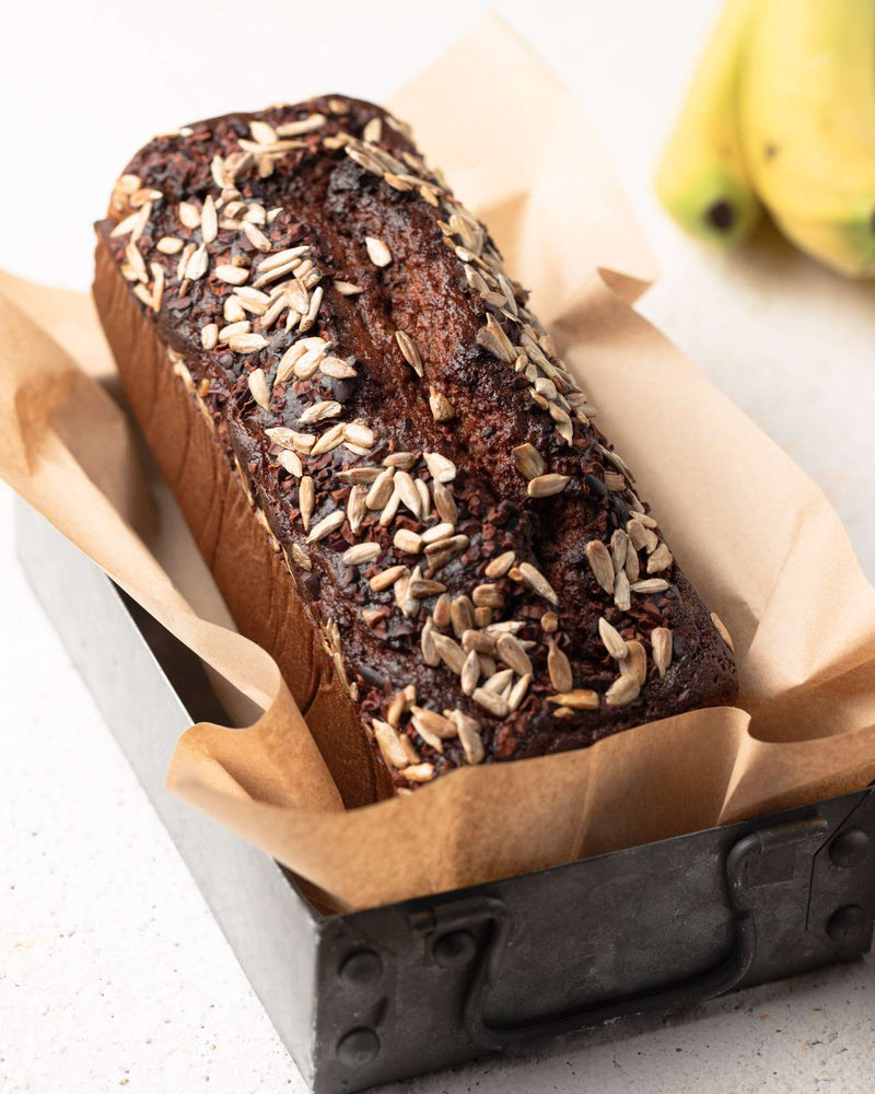 SpiceBox Organics Banana & Cacao Nibs Bread Whole 600g (GF/V)