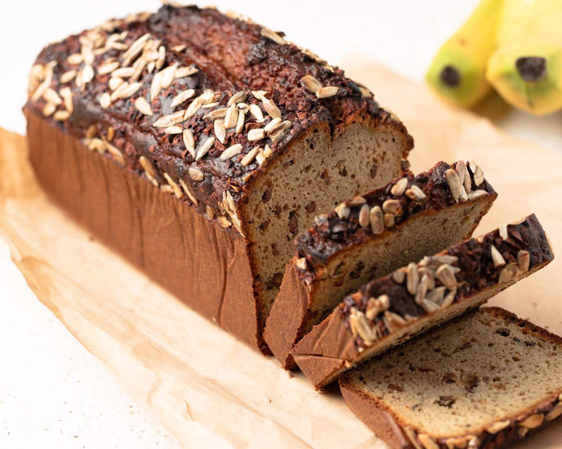 SpiceBox Organics Banana & Cacao Nibs Bread Whole 600g (GF/V)