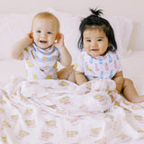 Organic Bamboo Blend Swaddle - Cup Noodles