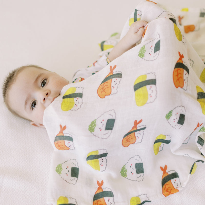 Organic Bamboo Blend Swaddle - Sushi