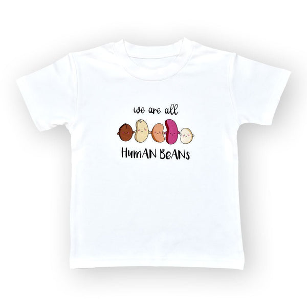 Organic Cotton Toddler Kid’s T-Shirt - We Are All Human Beans
