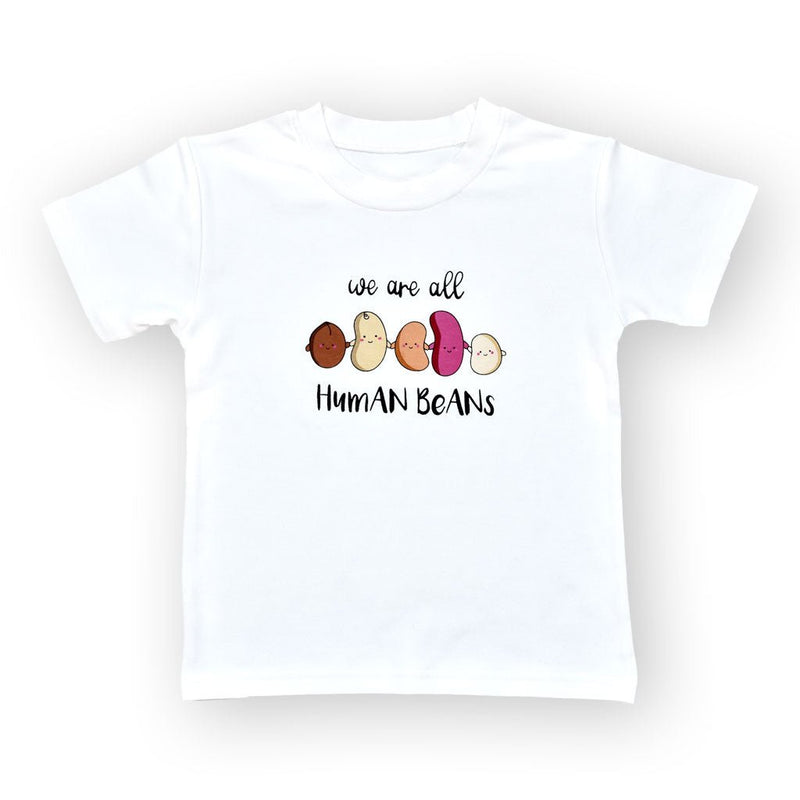 Organic Cotton Toddler Kid’s T-Shirt - We Are All Human Beans