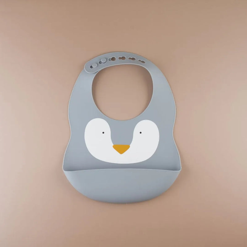 Penguin Silicone Bib