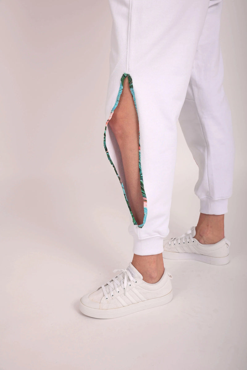 Upcycled Jogger in White loveheroldn