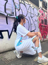 Upcycled Jogger in White loveheroldn