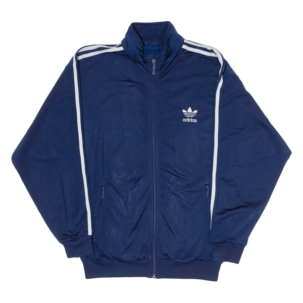 ADIDAS Mens Track Jacket Blue L