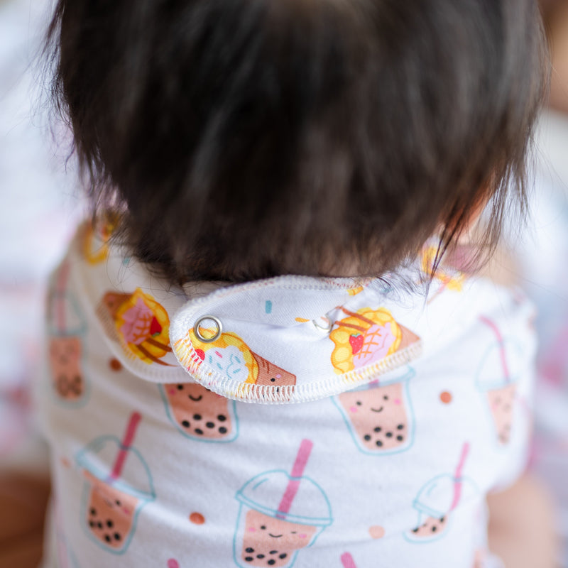 Organic Cotton Bandana Bibs 2pcs Set - Dim Sum