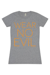 Wear No Evil T 卹 (灰色)