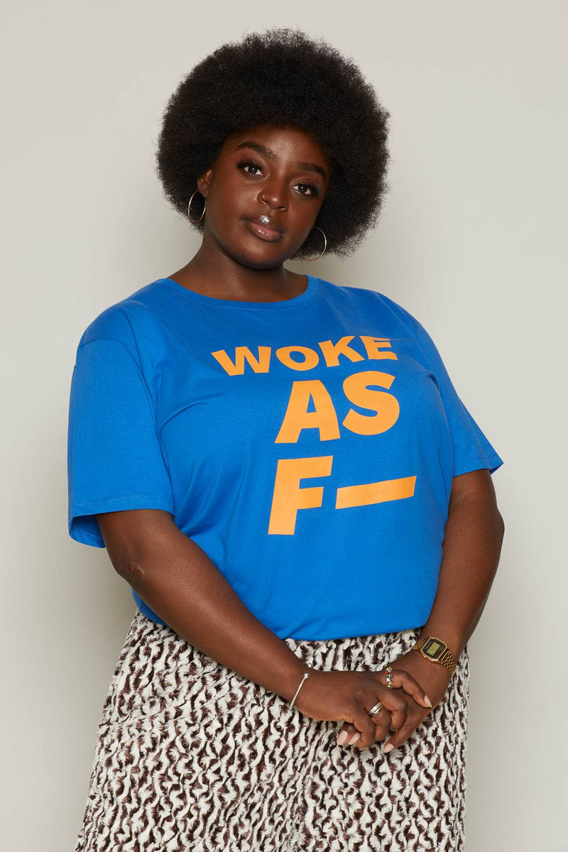 Woke As F T-Shirt (Blue)