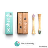 Soniboo - 竹电动牙刷头，兼容 Sonicare* |深层清洁 4PK 多用途